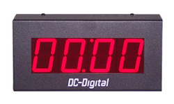 (DC-25-T-DN-UP-Static) 2.3 Inch LED Digital, RS-232 Connected, ASCII Controlled, Count Up timer, Countdown Timer, Time of Day Clock and Static Number Display